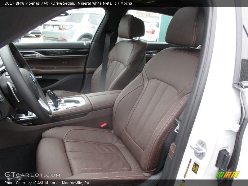  2017 7 Series 740i xDrive Sedan Mocha Interior