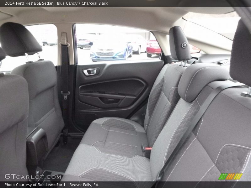 Blue Candy / Charcoal Black 2014 Ford Fiesta SE Sedan