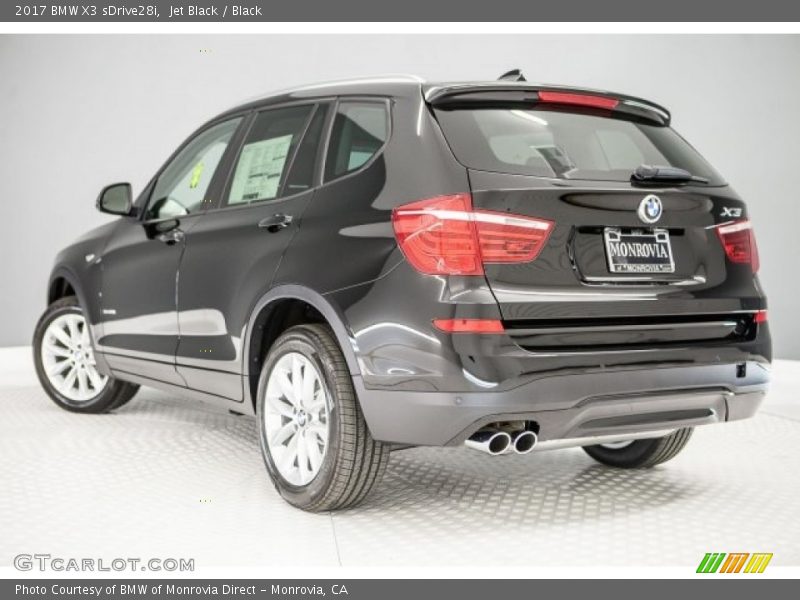 Jet Black / Black 2017 BMW X3 sDrive28i