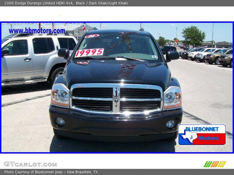 Black / Dark Khaki/Light Khaki 2006 Dodge Durango Limited HEMI 4x4