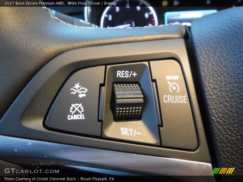 Controls of 2017 Encore Premium AWD