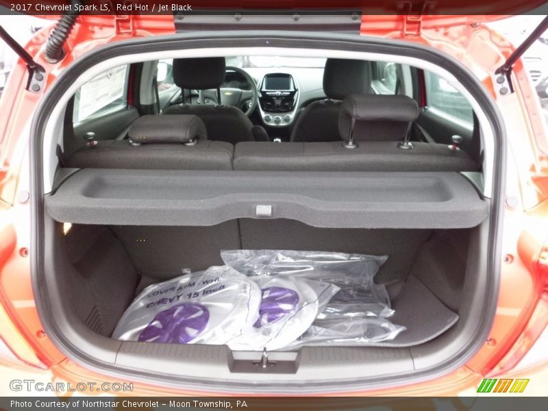 Red Hot / Jet Black 2017 Chevrolet Spark LS