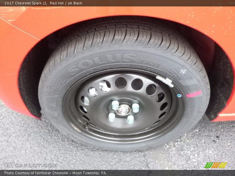 Red Hot / Jet Black 2017 Chevrolet Spark LS