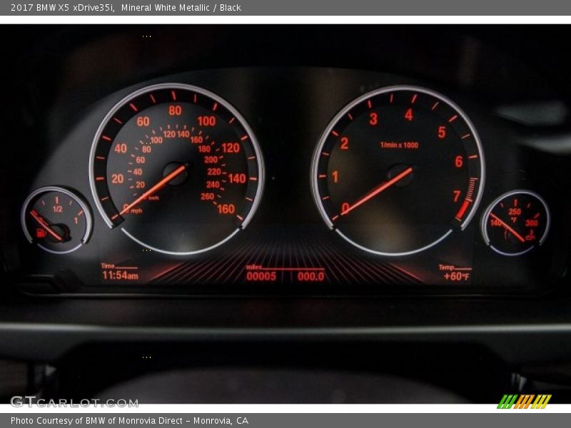  2017 X5 xDrive35i xDrive35i Gauges