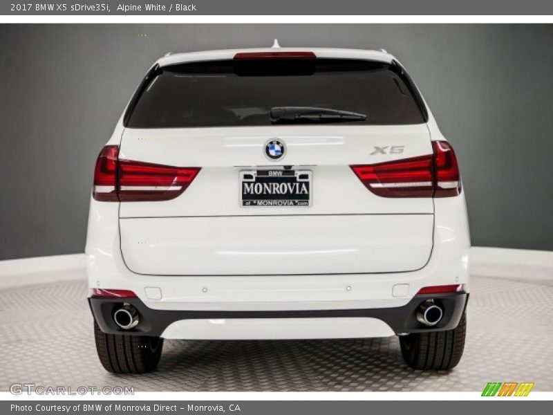 Alpine White / Black 2017 BMW X5 sDrive35i