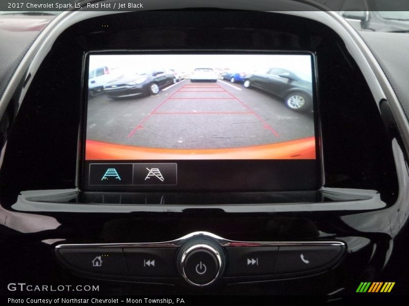 Red Hot / Jet Black 2017 Chevrolet Spark LS