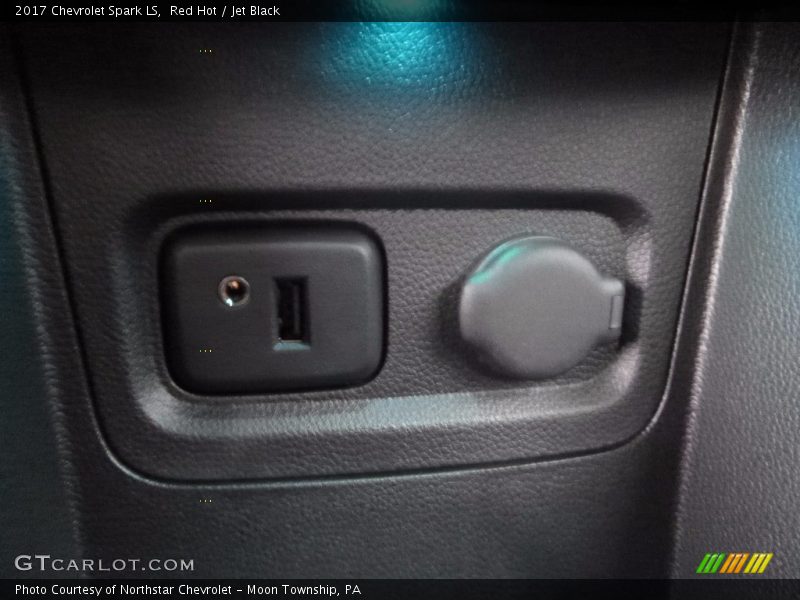 Red Hot / Jet Black 2017 Chevrolet Spark LS