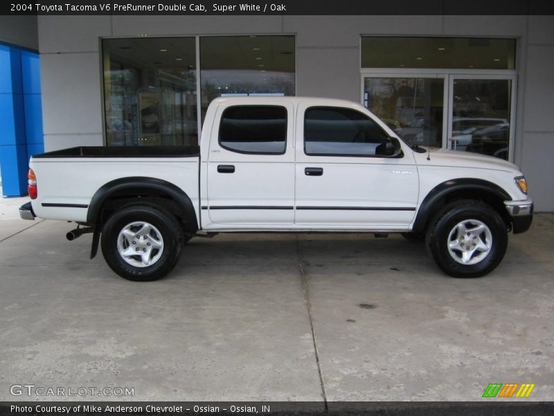 Super White / Oak 2004 Toyota Tacoma V6 PreRunner Double Cab
