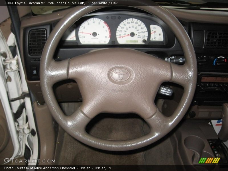 Super White / Oak 2004 Toyota Tacoma V6 PreRunner Double Cab