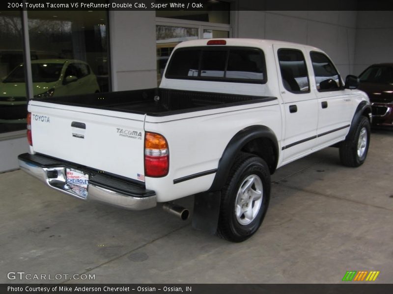 Super White / Oak 2004 Toyota Tacoma V6 PreRunner Double Cab