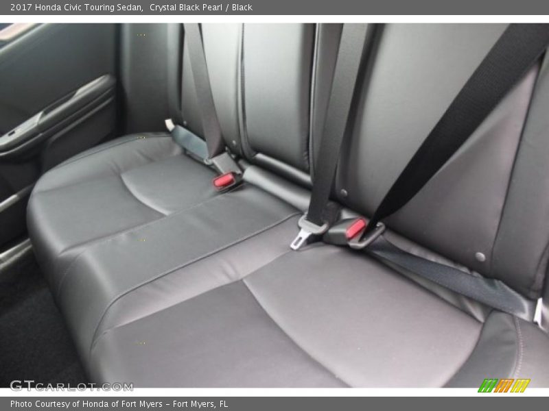 Crystal Black Pearl / Black 2017 Honda Civic Touring Sedan