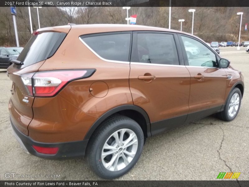 Canyon Ridge / Charcoal Black 2017 Ford Escape SE 4WD