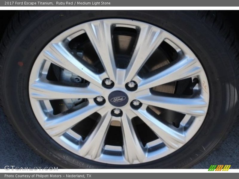 Ruby Red / Medium Light Stone 2017 Ford Escape Titanium
