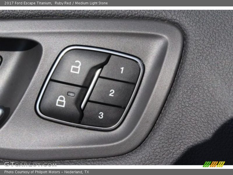 Ruby Red / Medium Light Stone 2017 Ford Escape Titanium
