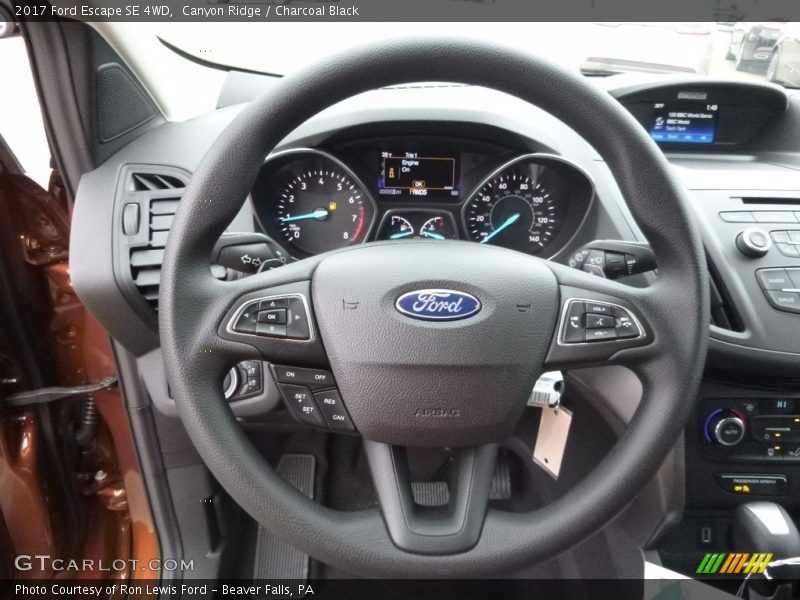 Canyon Ridge / Charcoal Black 2017 Ford Escape SE 4WD