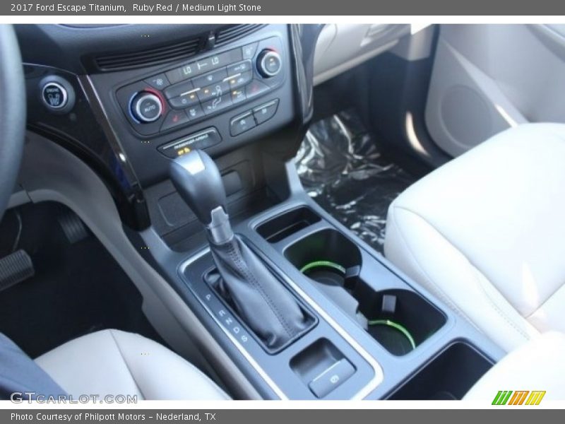 Ruby Red / Medium Light Stone 2017 Ford Escape Titanium