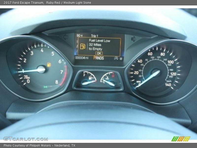 Ruby Red / Medium Light Stone 2017 Ford Escape Titanium