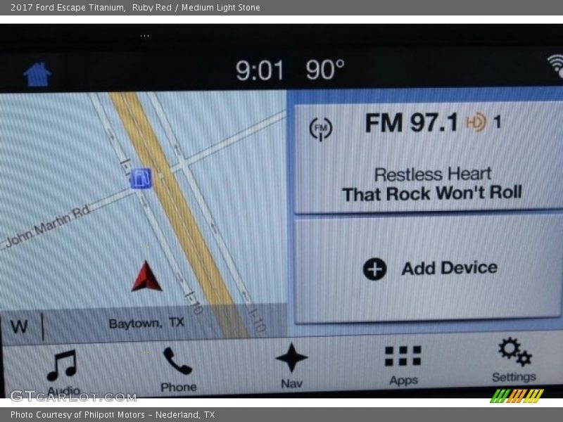 Ruby Red / Medium Light Stone 2017 Ford Escape Titanium