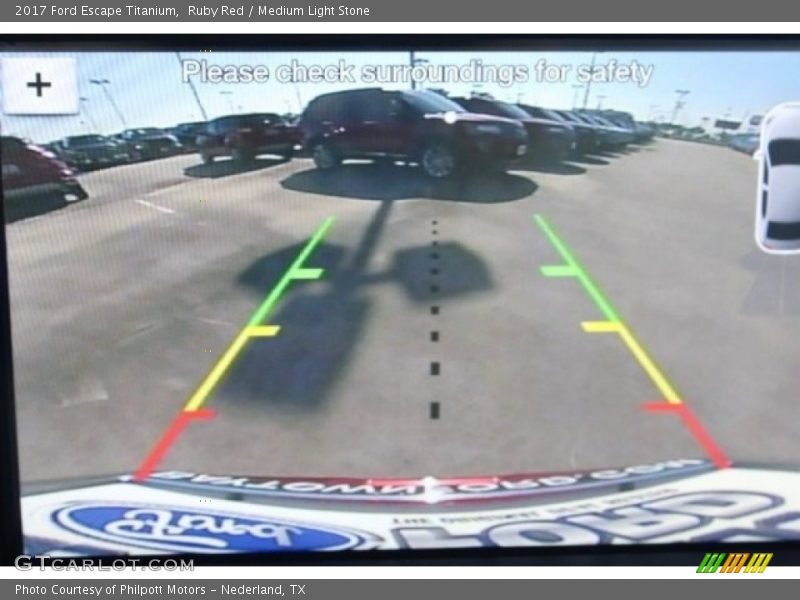 Ruby Red / Medium Light Stone 2017 Ford Escape Titanium