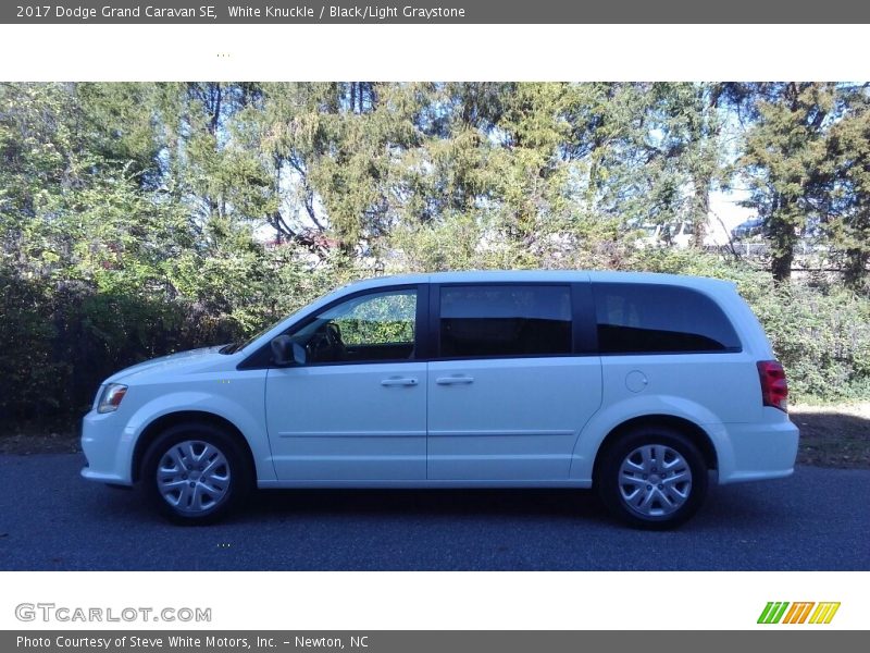 White Knuckle / Black/Light Graystone 2017 Dodge Grand Caravan SE