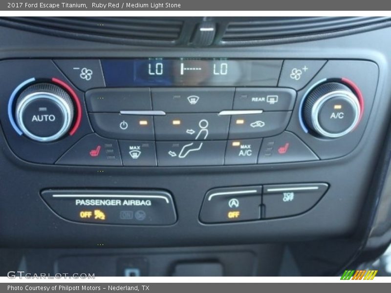 Ruby Red / Medium Light Stone 2017 Ford Escape Titanium