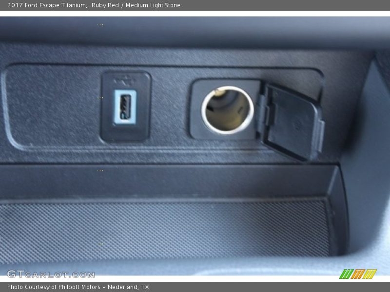 Ruby Red / Medium Light Stone 2017 Ford Escape Titanium