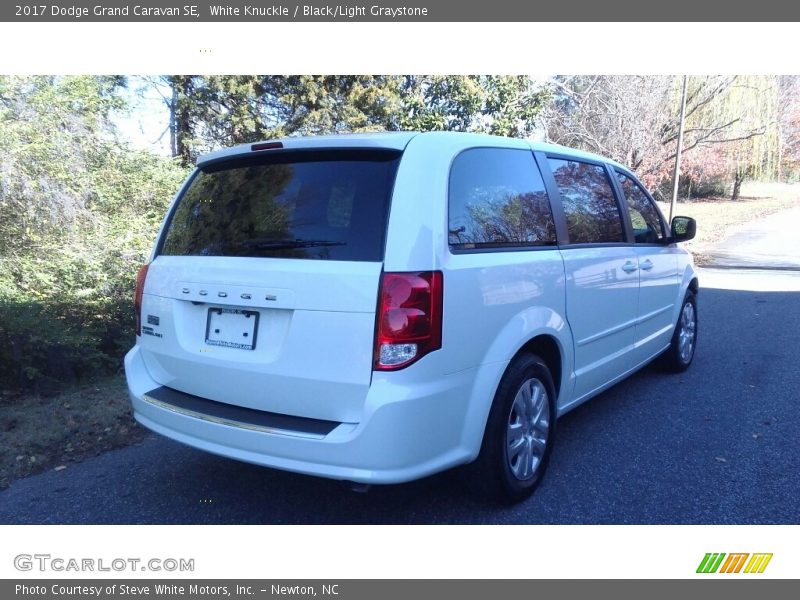 White Knuckle / Black/Light Graystone 2017 Dodge Grand Caravan SE