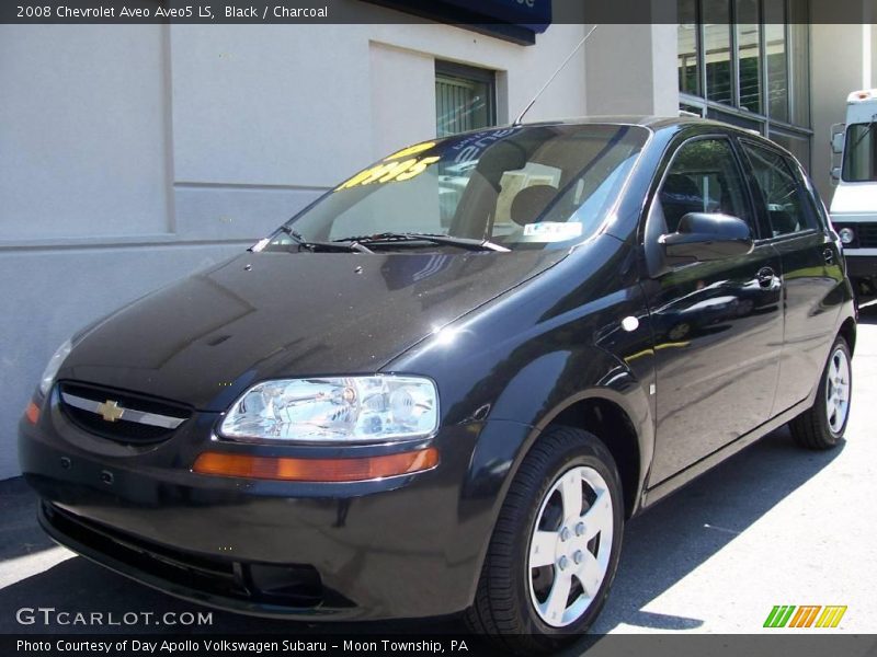 Black / Charcoal 2008 Chevrolet Aveo Aveo5 LS