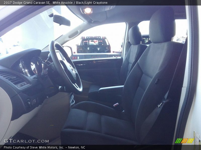 White Knuckle / Black/Light Graystone 2017 Dodge Grand Caravan SE