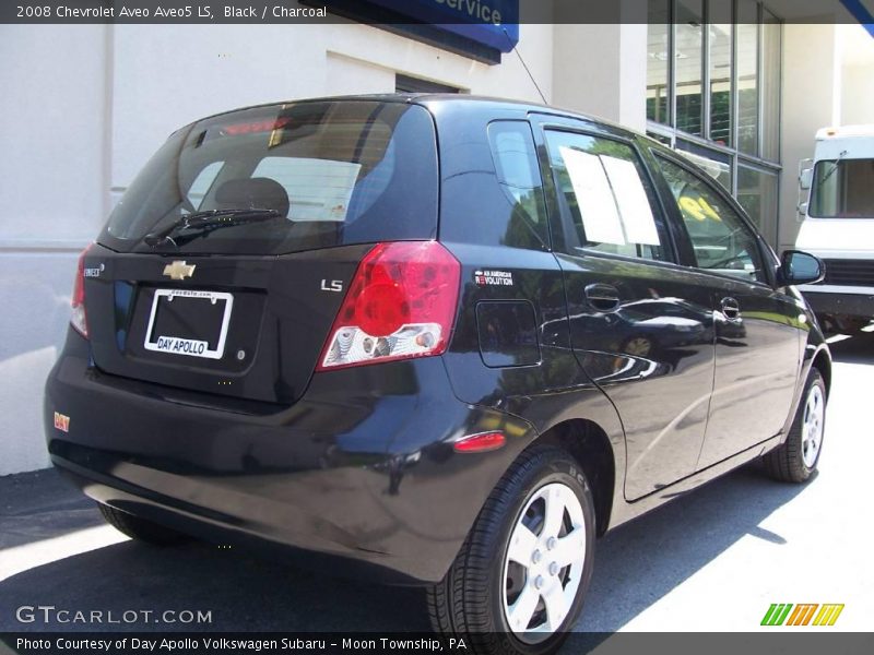 Black / Charcoal 2008 Chevrolet Aveo Aveo5 LS