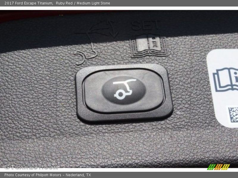 Ruby Red / Medium Light Stone 2017 Ford Escape Titanium