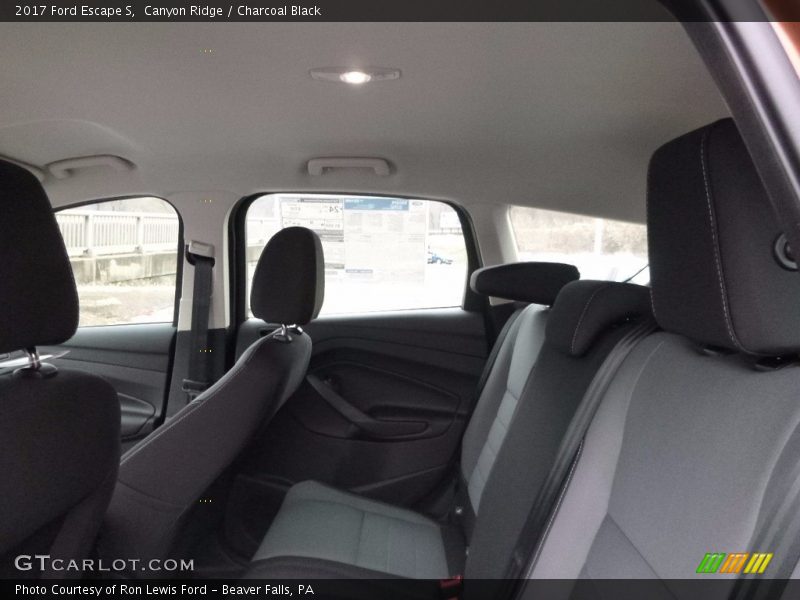 Canyon Ridge / Charcoal Black 2017 Ford Escape S