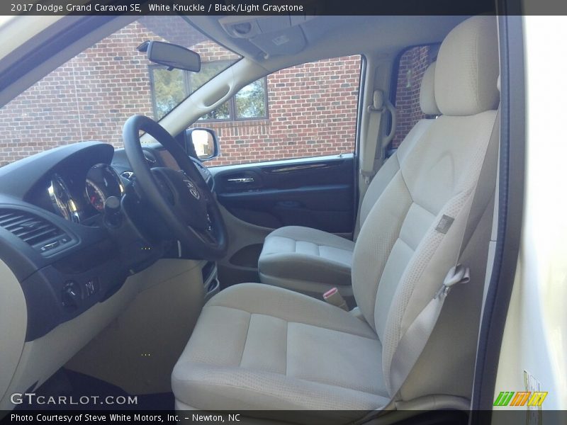 White Knuckle / Black/Light Graystone 2017 Dodge Grand Caravan SE