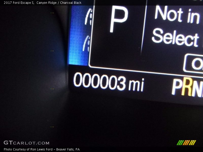 Canyon Ridge / Charcoal Black 2017 Ford Escape S