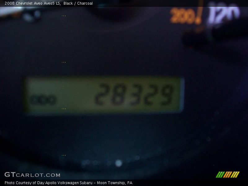 Black / Charcoal 2008 Chevrolet Aveo Aveo5 LS