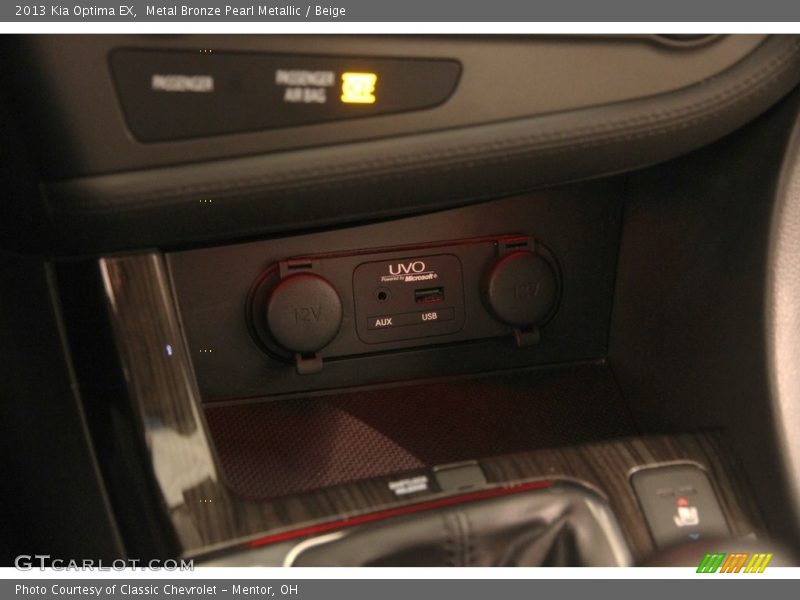 Metal Bronze Pearl Metallic / Beige 2013 Kia Optima EX