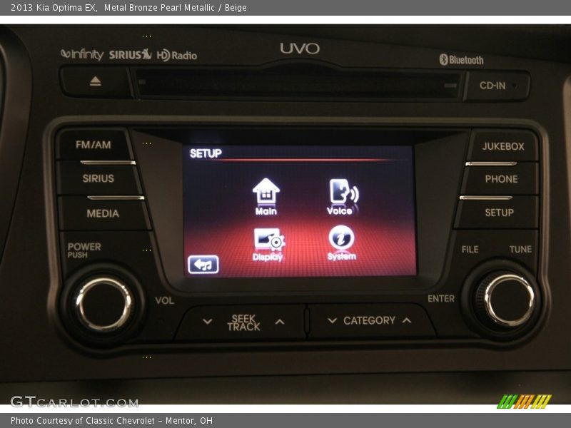 Metal Bronze Pearl Metallic / Beige 2013 Kia Optima EX