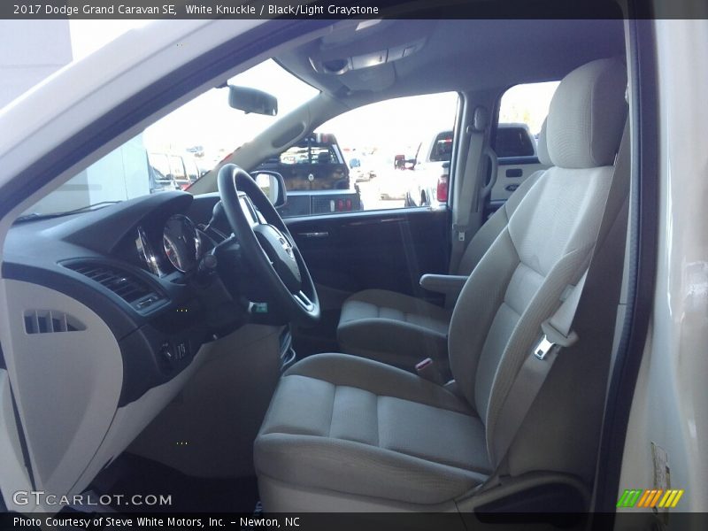 White Knuckle / Black/Light Graystone 2017 Dodge Grand Caravan SE