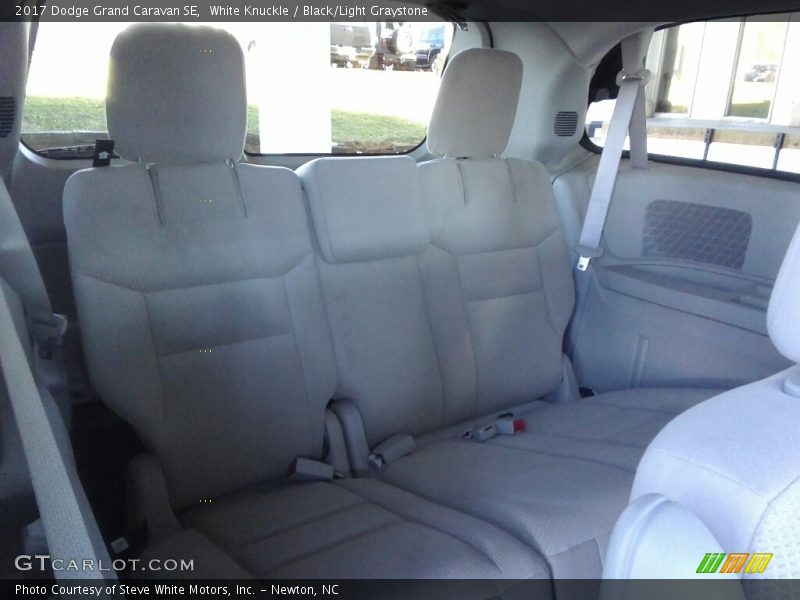 White Knuckle / Black/Light Graystone 2017 Dodge Grand Caravan SE