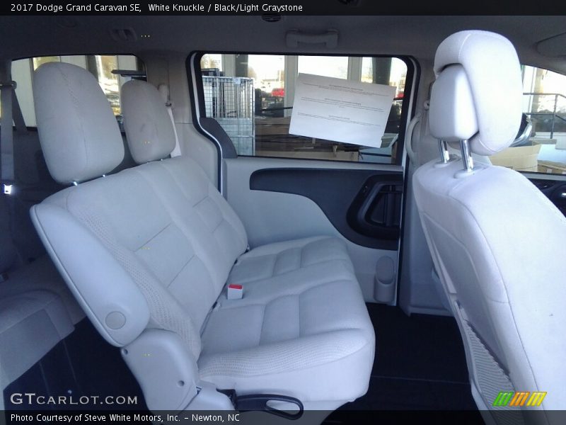 White Knuckle / Black/Light Graystone 2017 Dodge Grand Caravan SE