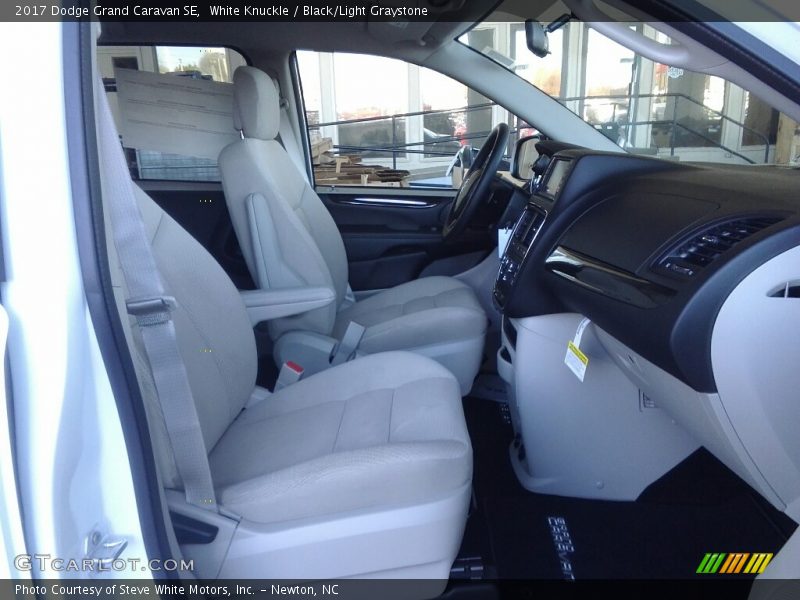 White Knuckle / Black/Light Graystone 2017 Dodge Grand Caravan SE