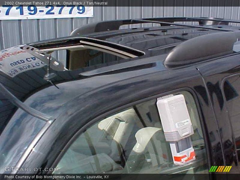 Onyx Black / Tan/Neutral 2002 Chevrolet Tahoe Z71 4x4