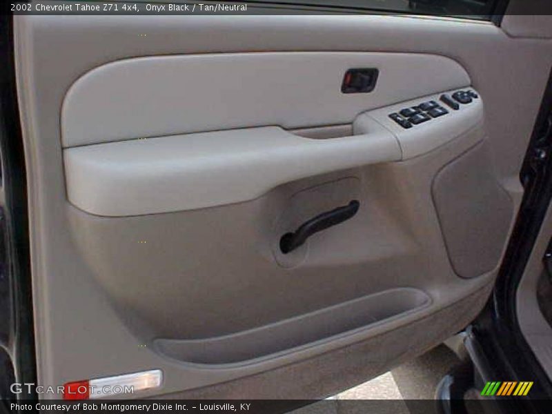 Onyx Black / Tan/Neutral 2002 Chevrolet Tahoe Z71 4x4