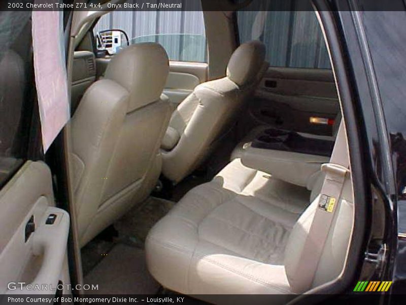 Onyx Black / Tan/Neutral 2002 Chevrolet Tahoe Z71 4x4