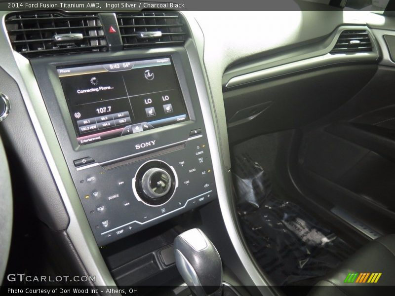 Ingot Silver / Charcoal Black 2014 Ford Fusion Titanium AWD