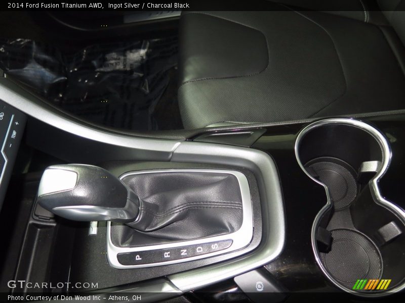 Ingot Silver / Charcoal Black 2014 Ford Fusion Titanium AWD