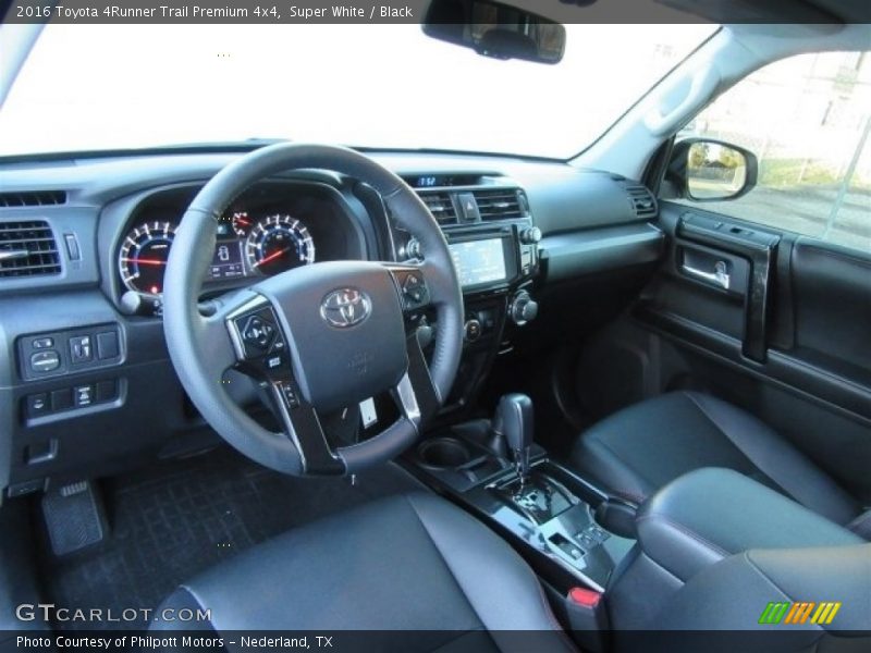 Super White / Black 2016 Toyota 4Runner Trail Premium 4x4