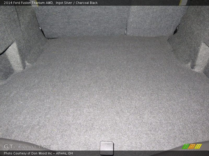 Ingot Silver / Charcoal Black 2014 Ford Fusion Titanium AWD