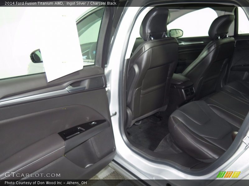 Ingot Silver / Charcoal Black 2014 Ford Fusion Titanium AWD