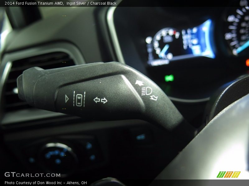 Ingot Silver / Charcoal Black 2014 Ford Fusion Titanium AWD